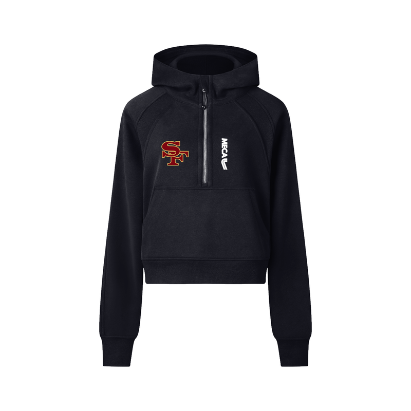 MECA x Select Few Cropped Half-Zip Hoodie