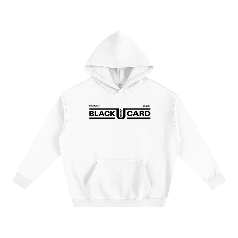 BLACK CARD Oversize Fleeced Hoodie