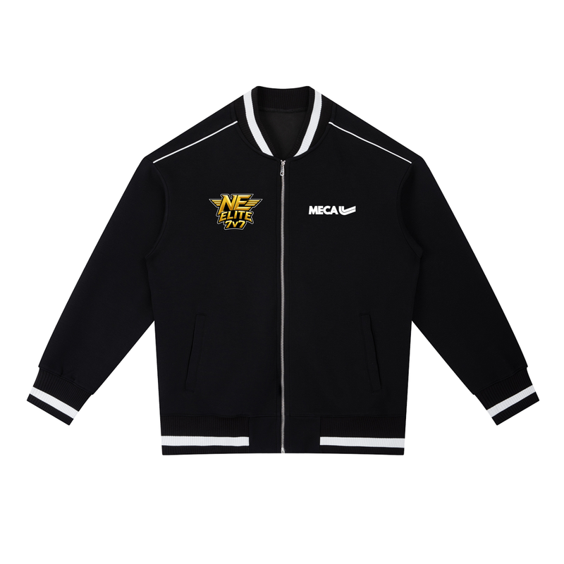 New Era x MECA Contrast Piping Zip Bomber Jacket