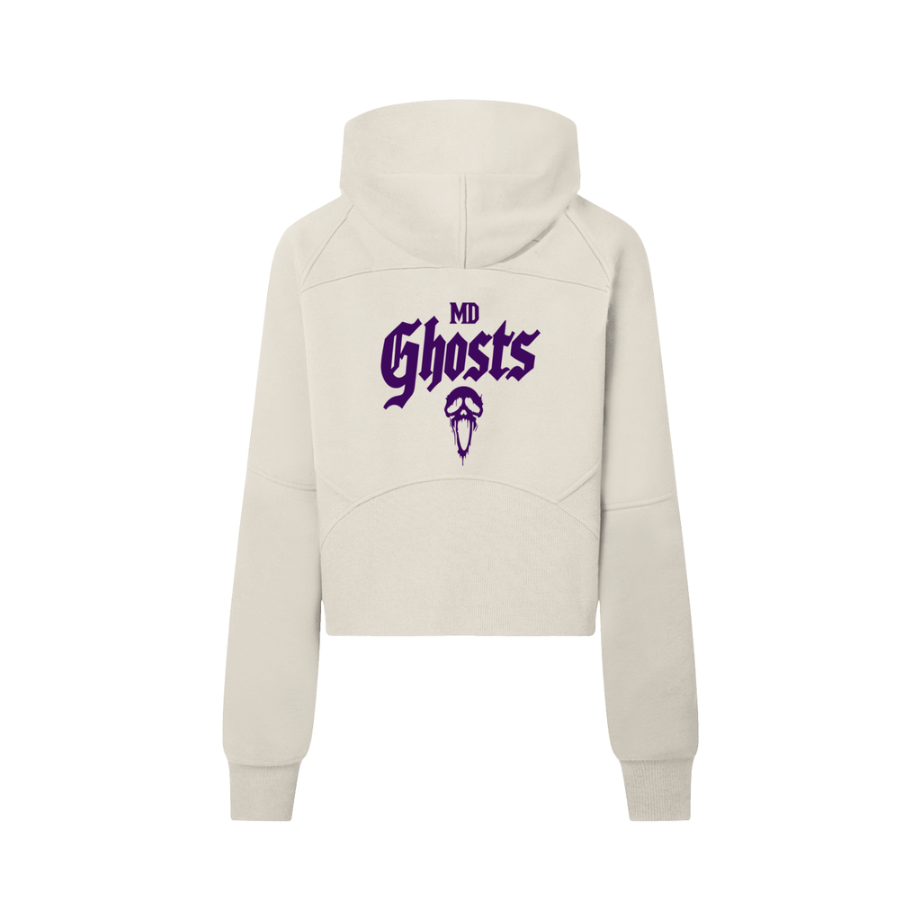 Cropped Half-Zip Hoodie