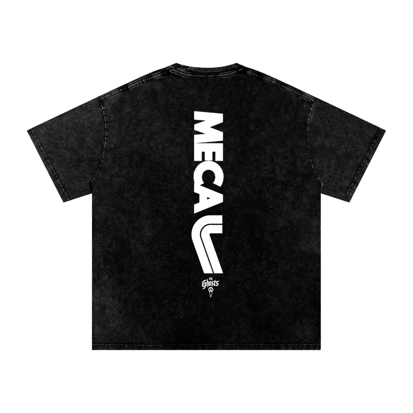 MECA x Ghosts Snow Washed Oversized Cotton T-Shirt