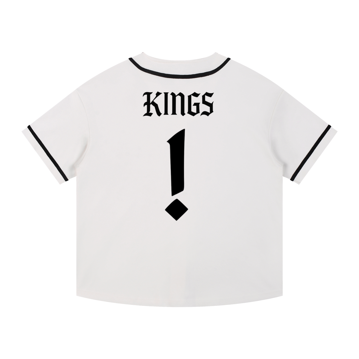 Kings x MECA Contrast Piped Button-Up Jersey