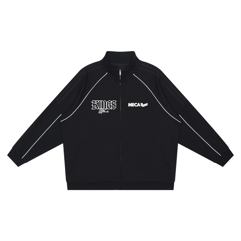 Kings Nationals x MECA Reflection Striped Raglan Sleeve  Jacket