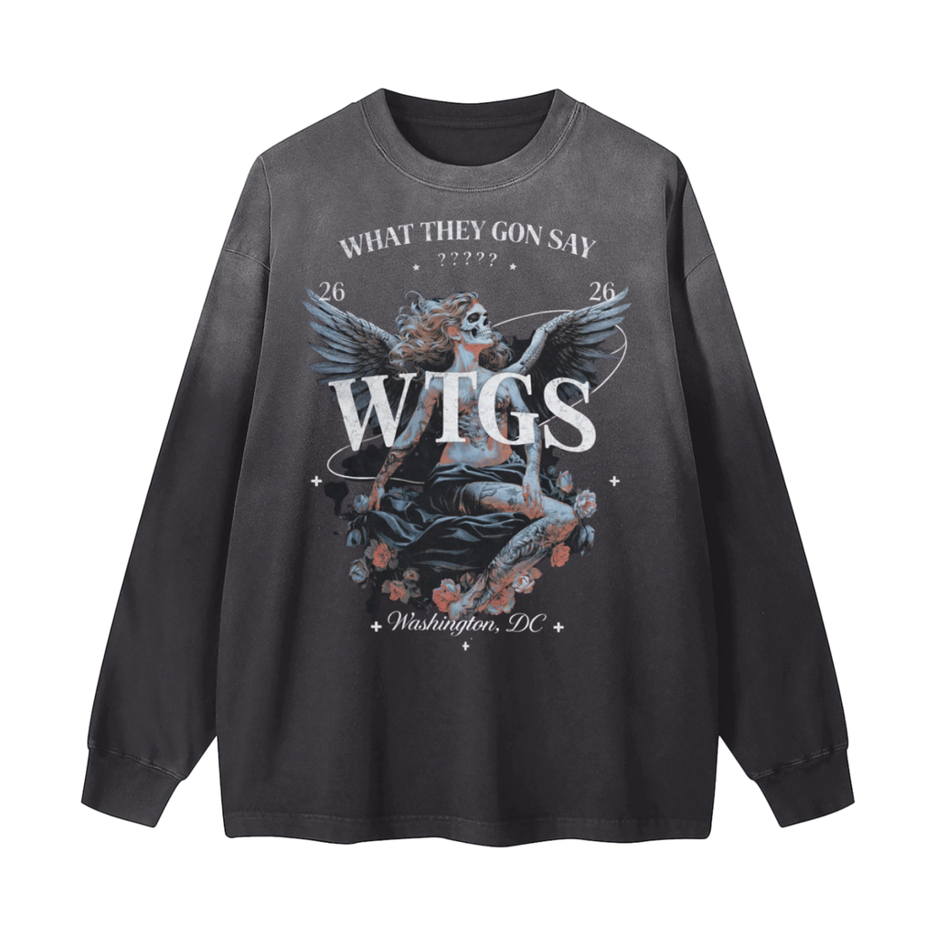 WTGS x MECA Gradient Washed Long Sleeve T-Shirt