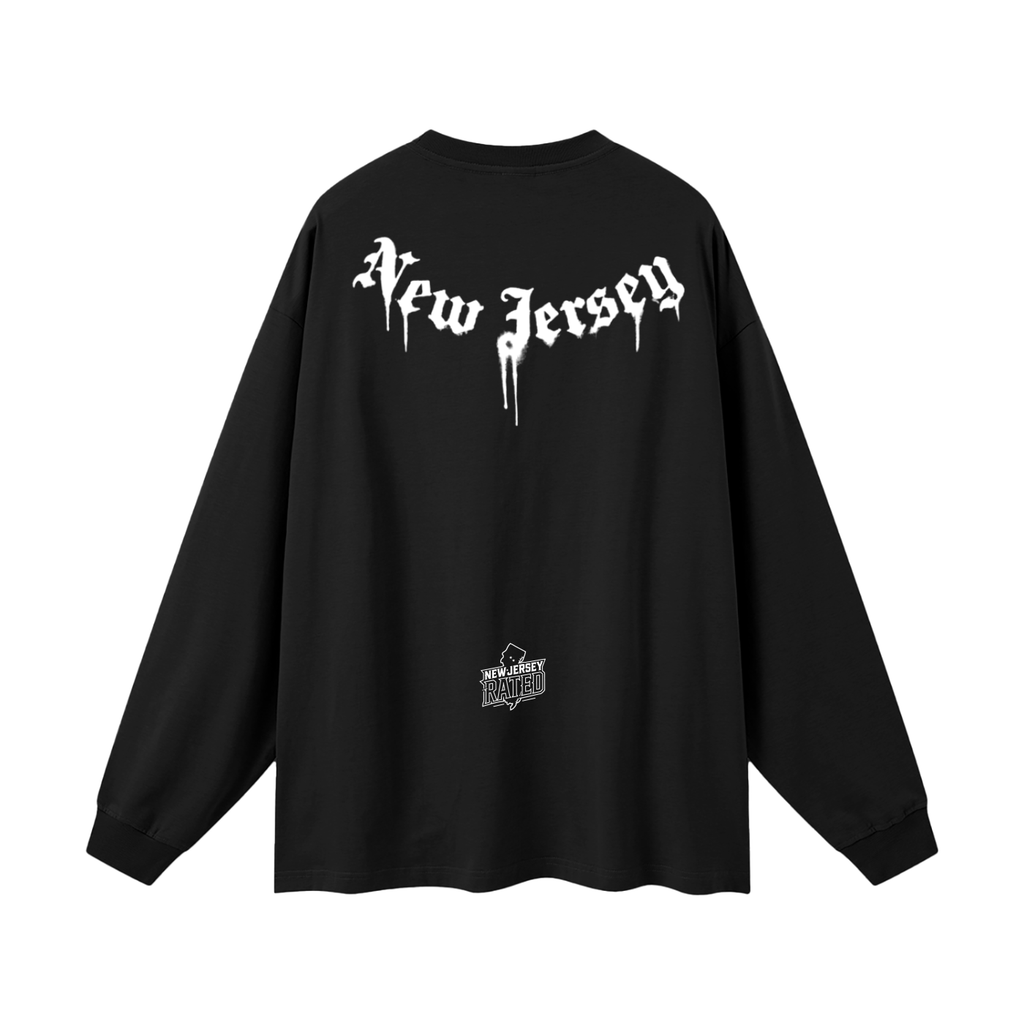 Rated x MECA Oversized Unisex Long Sleeve T-Shirt