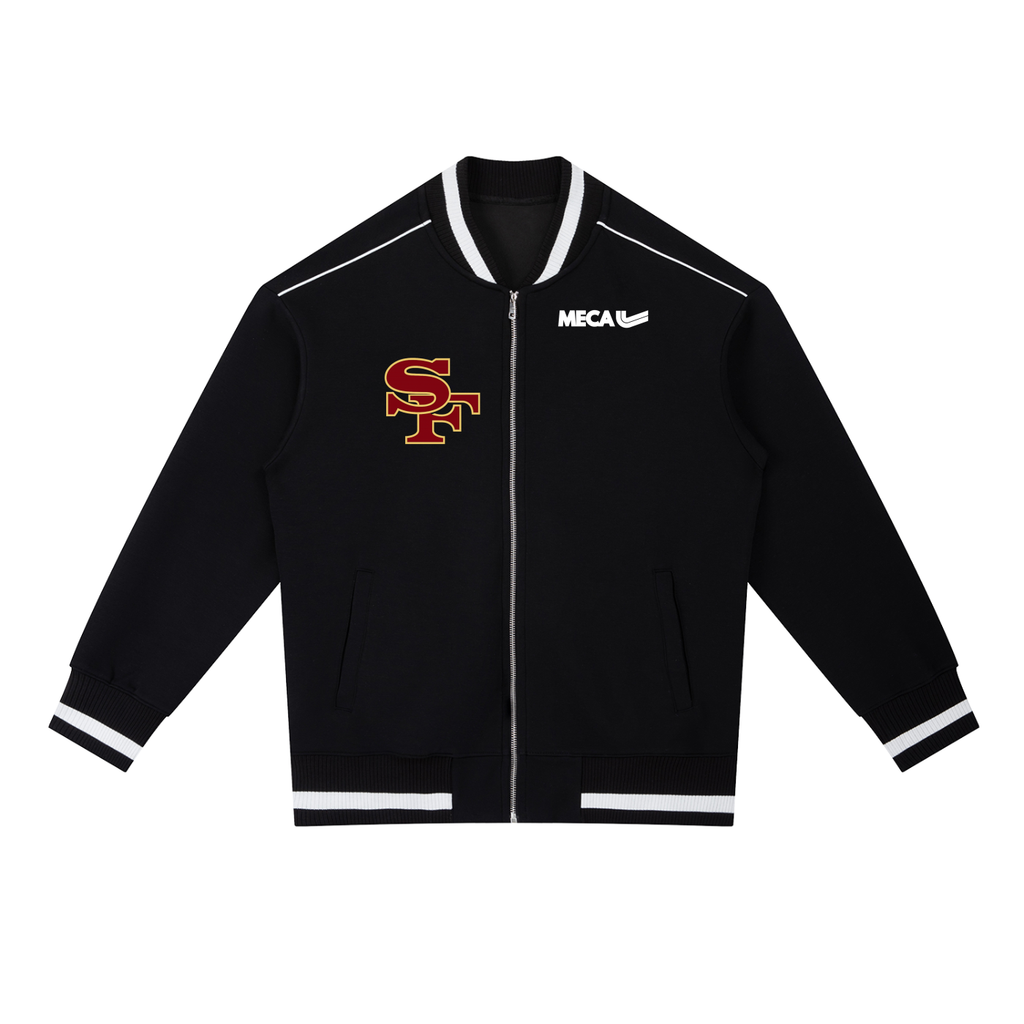 MECA x Select Few Contrast Piping Zip Bomber Jacket