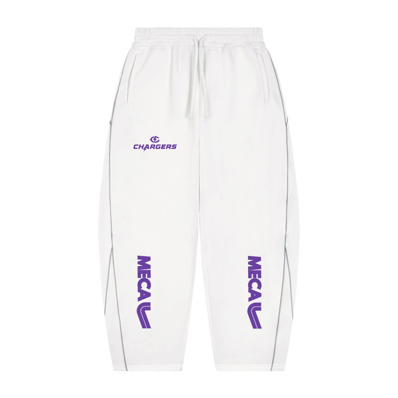 MECA x Chantilly Unisex Piping Fleece Barrel Leg Sweatpants