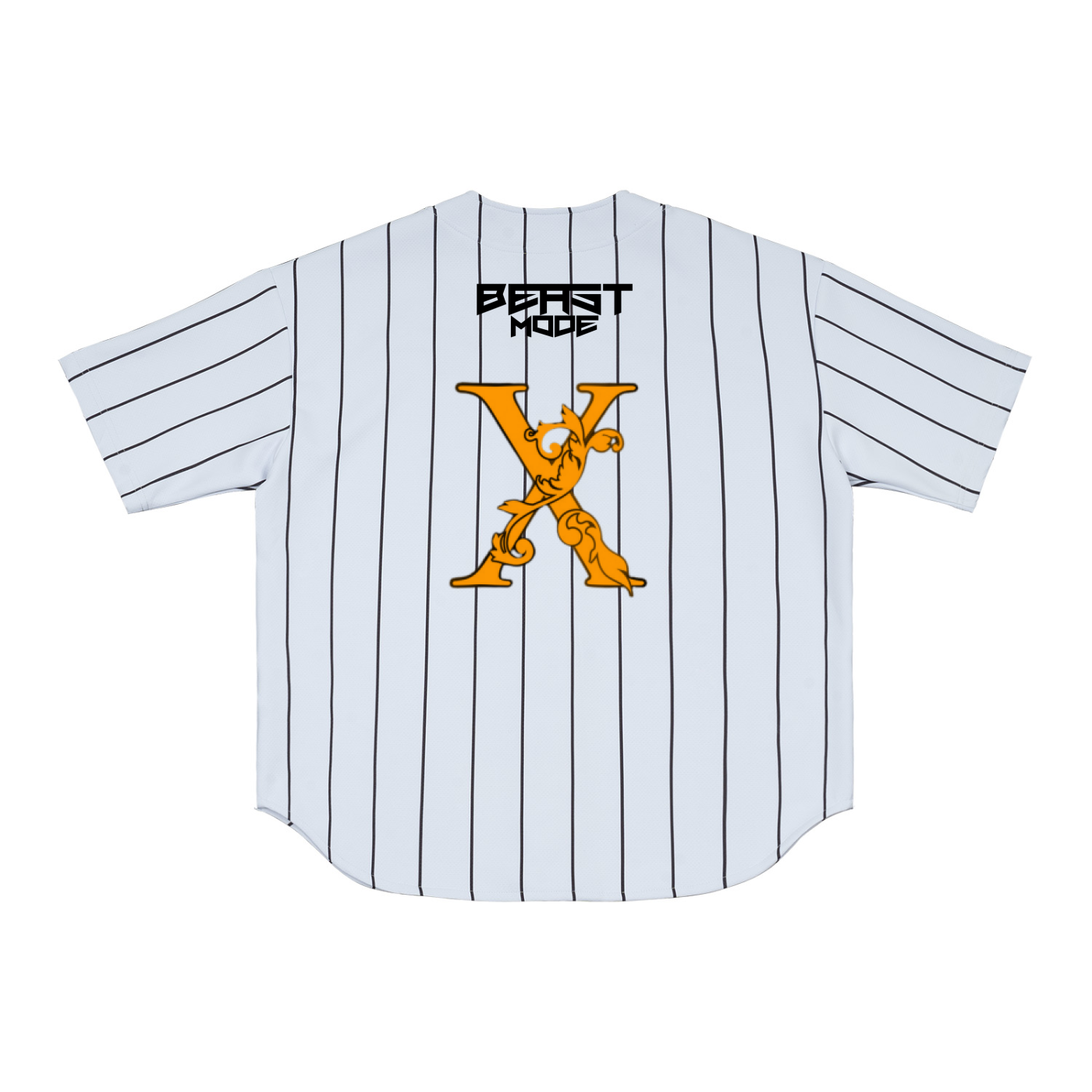 Beast Mode x MECA Pinstripe Baseball Jersey