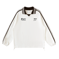 RPF Classic Contrast Striped Lapel Collar Sweatshirt