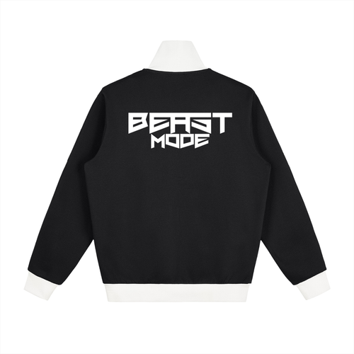 Beast Mode x MECA Contrast Side Stripe Fleece Track Jacket