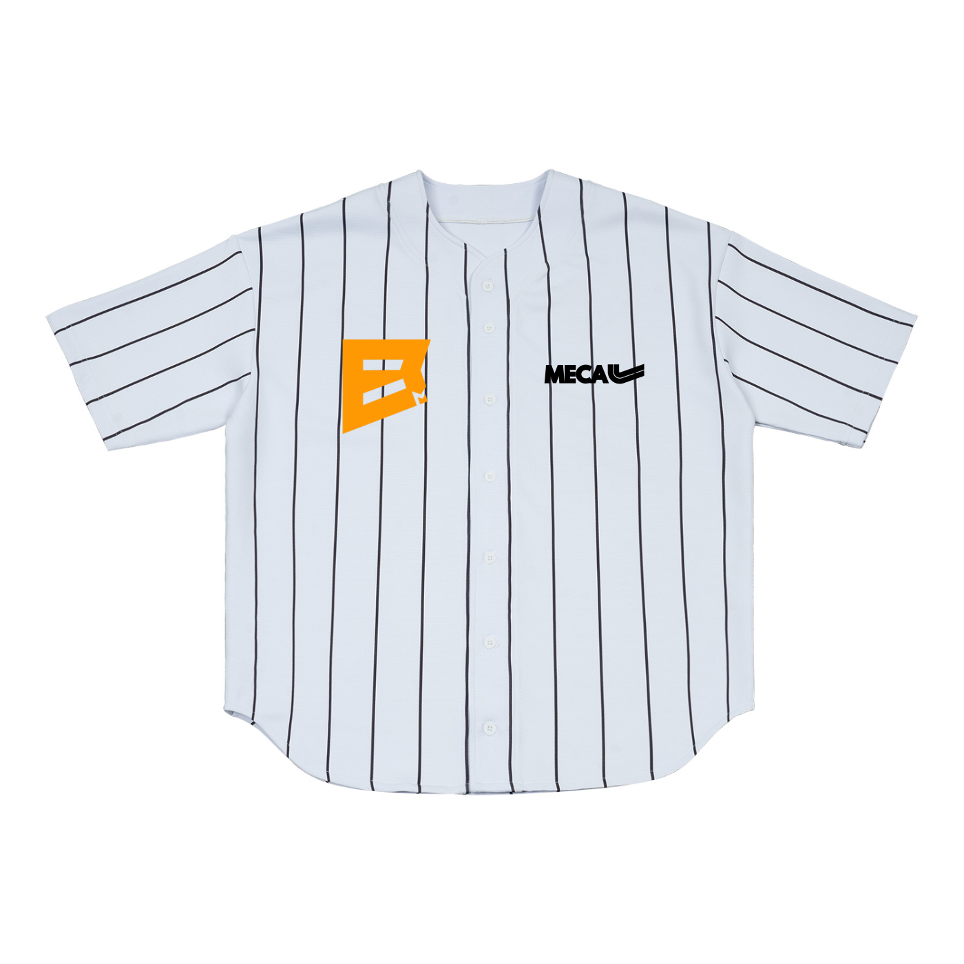 Beast Mode x MECA Pinstripe Baseball Jersey