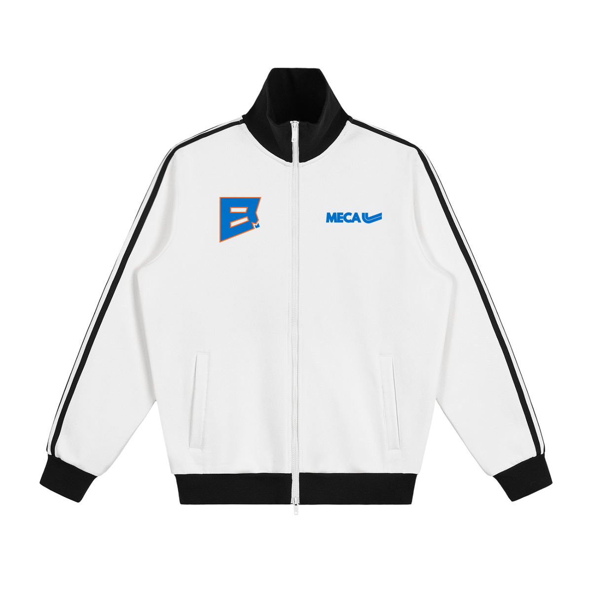 Beast Mode x MECA Contrast Side Stripe Fleece Track Jacket — MECA