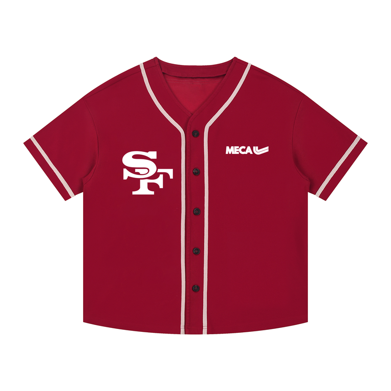 MECA x Select Few Contrast Piped Button-Up Jersey
