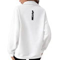 MECA Women's Half-Zip Sweatshirt With Fleece| (White)