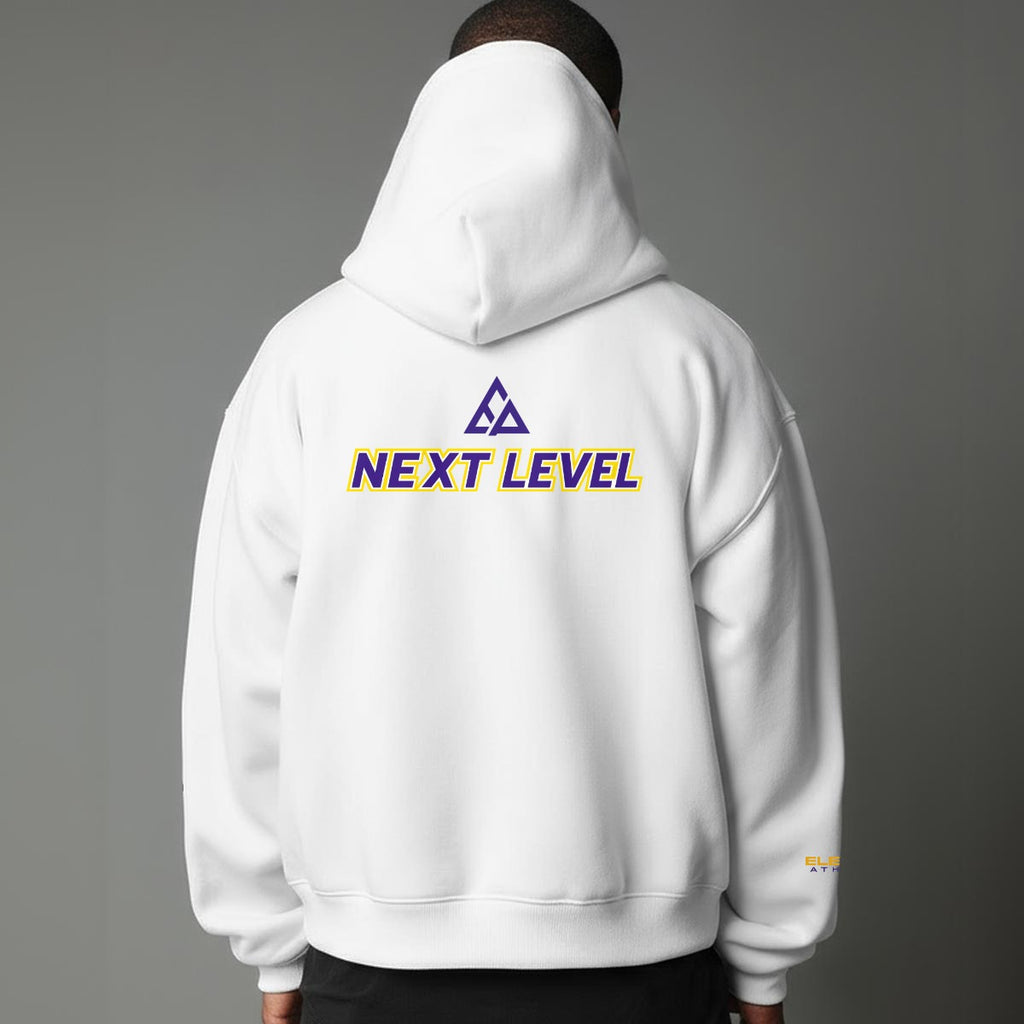 MECA Unisex Pullover Hoodie with Micro-Fleece Lining| (White)