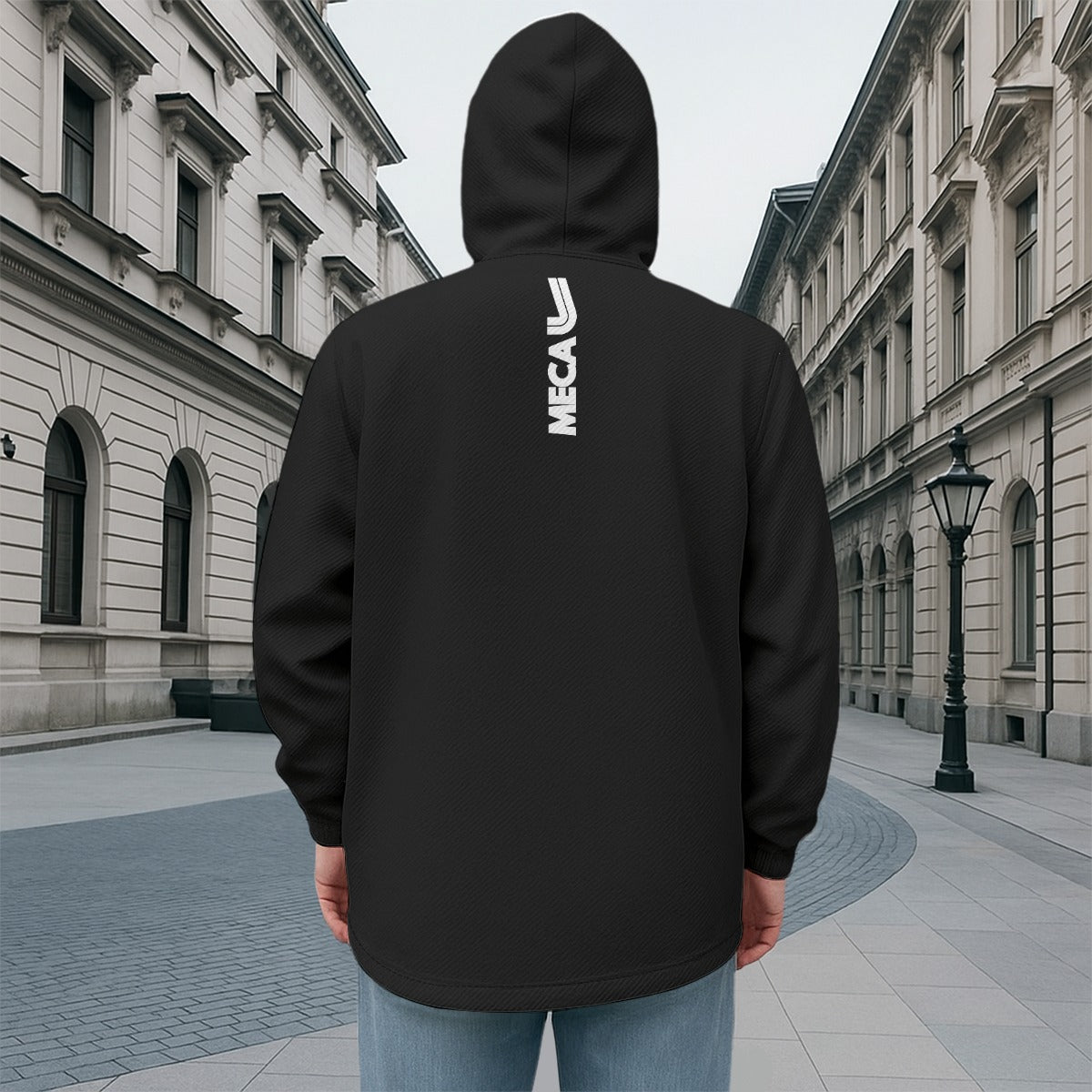 MECA Heavy Black Winter Jacket