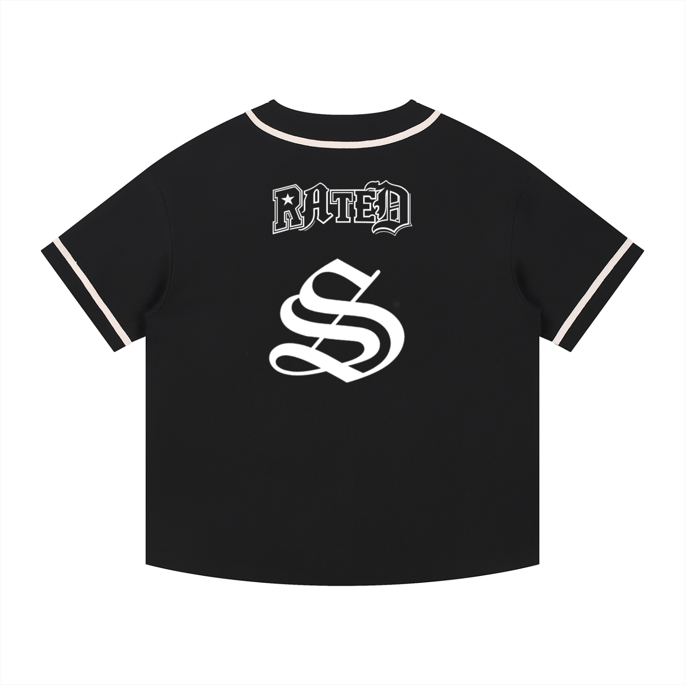 Rated x MECA Contrast Piped Button-Up Jersey