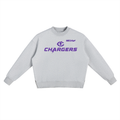 Tilly Coaches Fleece Side Slit Crewneck Sweatshirt