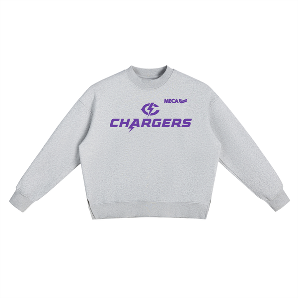 Tilly Coaches Fleece Side Slit Crewneck Sweatshirt