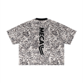 Kings x MECA Unisex Leopard Print Boxy T-Shirt