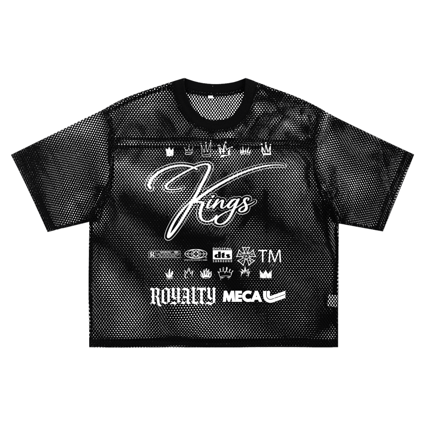 Kings x MECA See-through Boxy Net T-Shirt