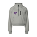 Cropped Half-Zip Sweatshirt