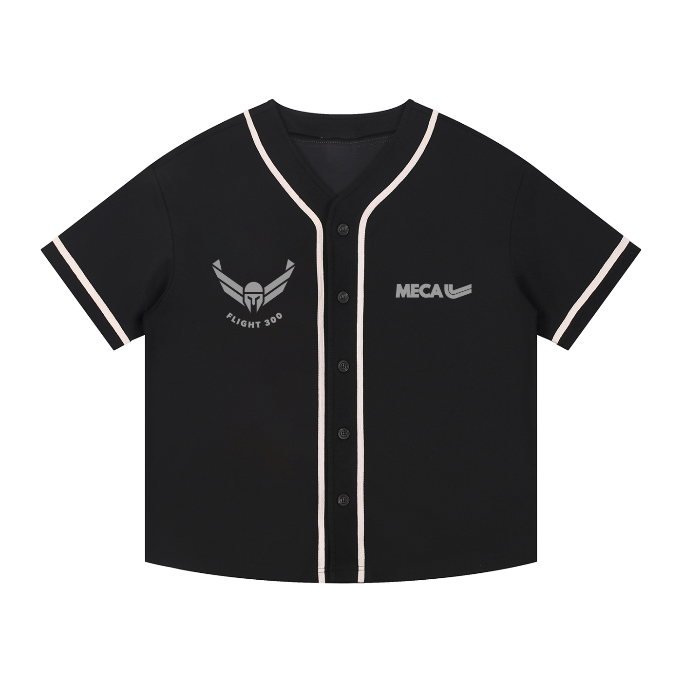 Flight x MECA Contrast Piped Button-Up Jersey