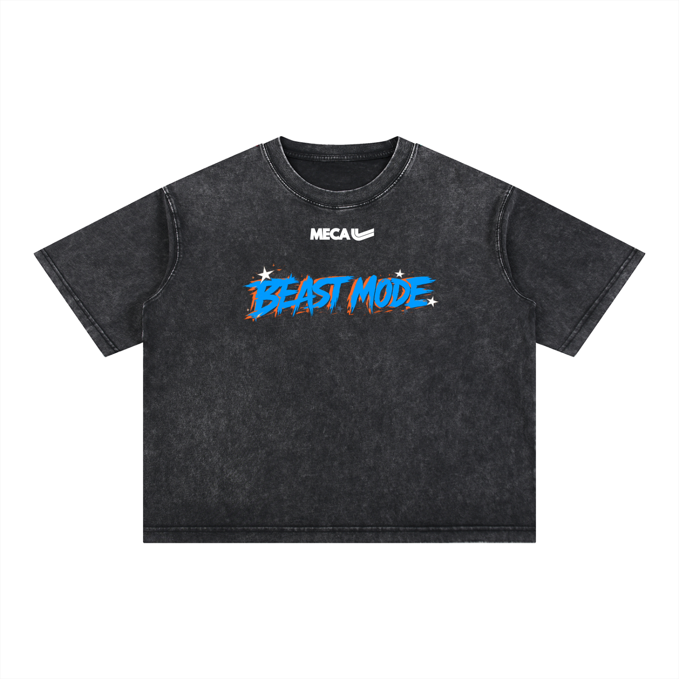 Meca x Beast Mode Mineral Wash Boxy Cotton T-Shirt