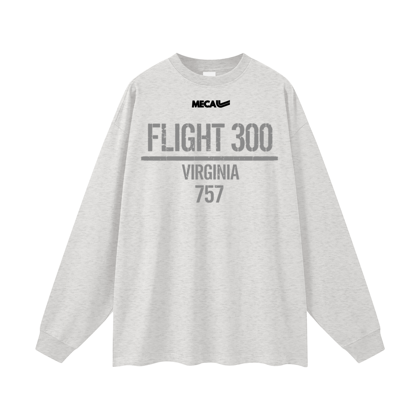Flight x MECA Oversized Unisex Long Sleeve T-Shirt 1
