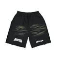 Rated x MECA Vintage Washed Tiger Stripes Short Pants