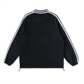 RPF Classic Contrast Striped Lapel Collar Sweatshirt