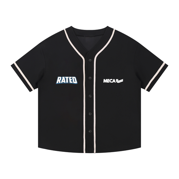 Rated x MECA Contrast Piped Button-Up Jersey