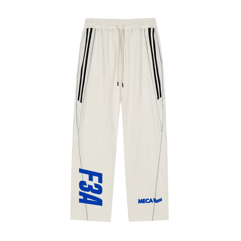 Flight x MECA Reflection Striped Straight-Leg Sweatpants