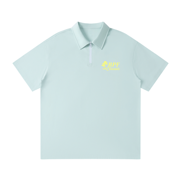 RPF Classic Unisex Quarter-Zip Polo Shirt