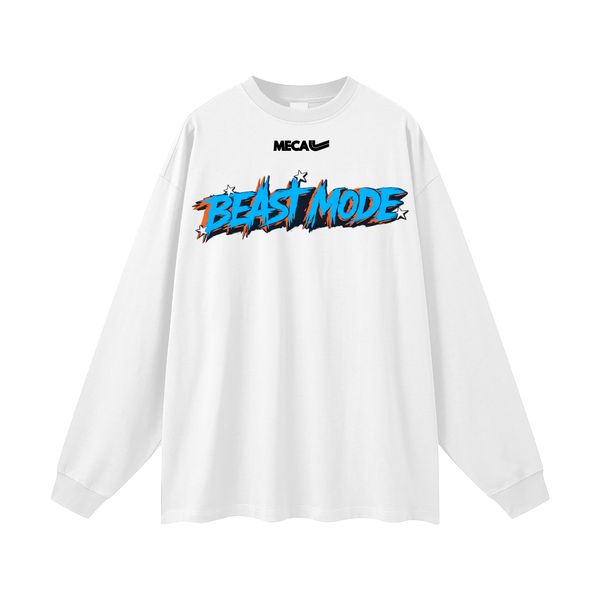 Beast Mode x MECA Oversized Unisex Long Sleeve T-Shirt