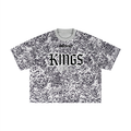 Kings x MECA Unisex Leopard Print Boxy T-Shirt
