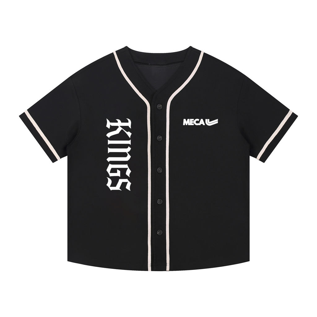 Kings x MECA Contrast Piped Button-Up Jersey