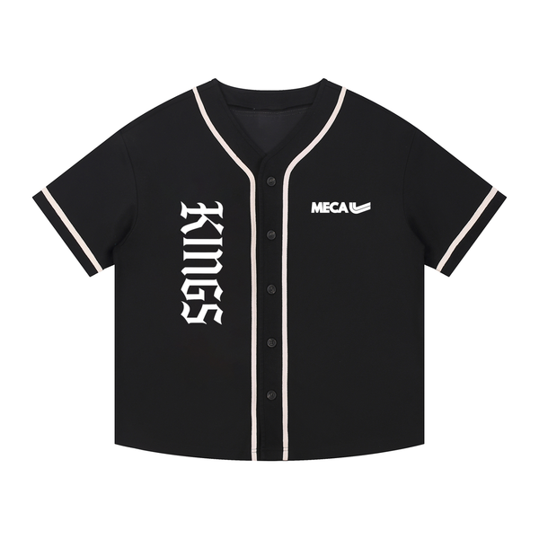 Kings x MECA Contrast Piped Button-Up Jersey
