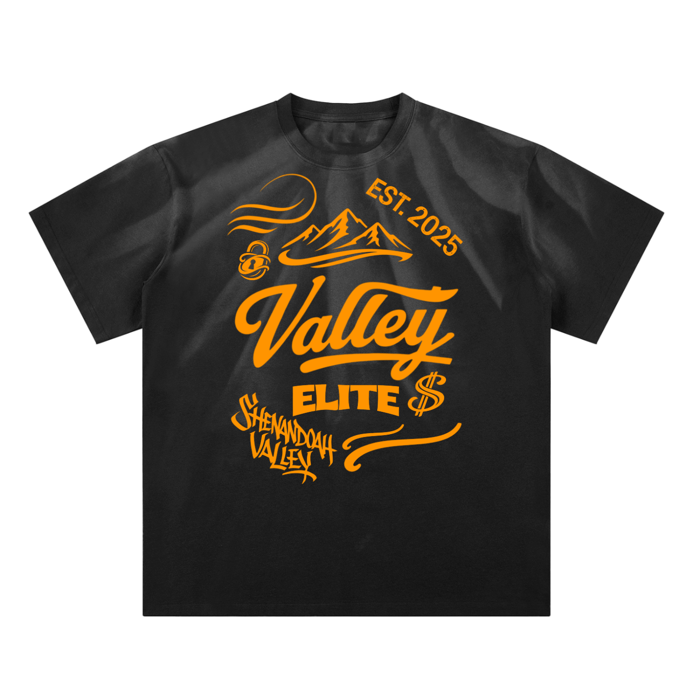 Valley Elite x MECA Hand-Scrunched Sunfade T-Shirt