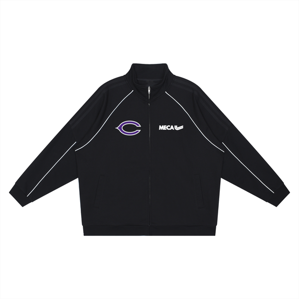 Tilly Coaches Reflection Striped Raglan Sleeve  Jacket