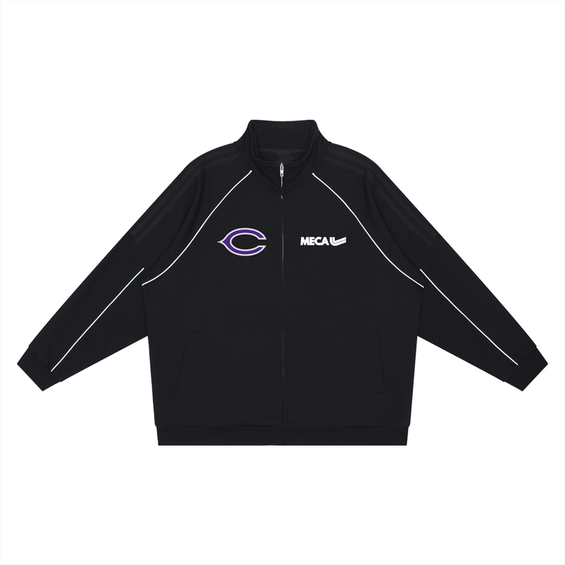 Tilly Coaches Reflection Striped Raglan Sleeve  Jacket