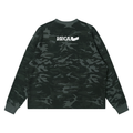 BLACK CARD Unisex Waffle Boxy Long Sleeve T-Shirt