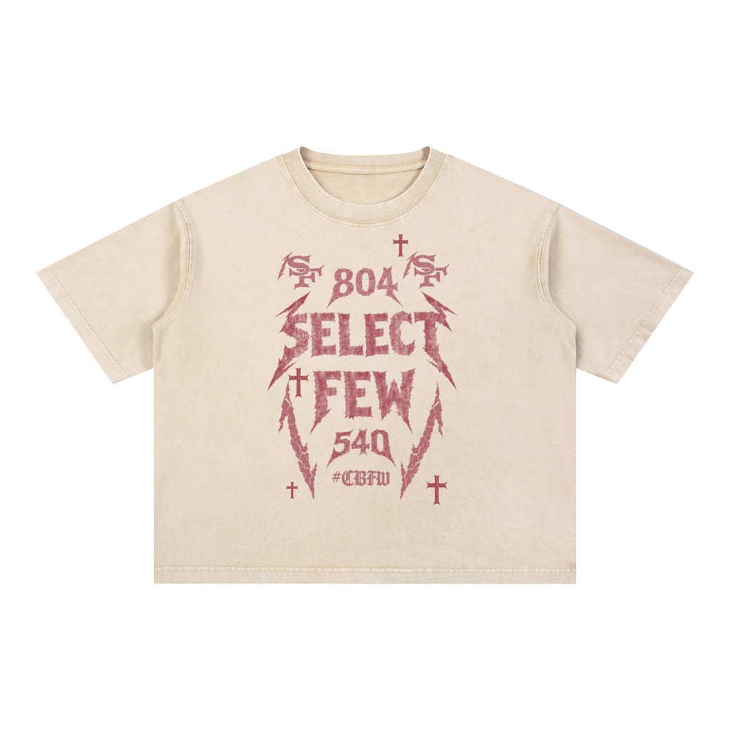 MECA x Select Few Mineral Wash Boxy Cotton T-Shirt