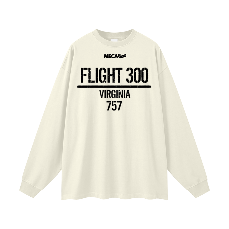 Flight x MECA Oversized Unisex Long Sleeve T-Shirt