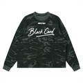 BLACK CARD Unisex Waffle Boxy Long Sleeve T-Shirt