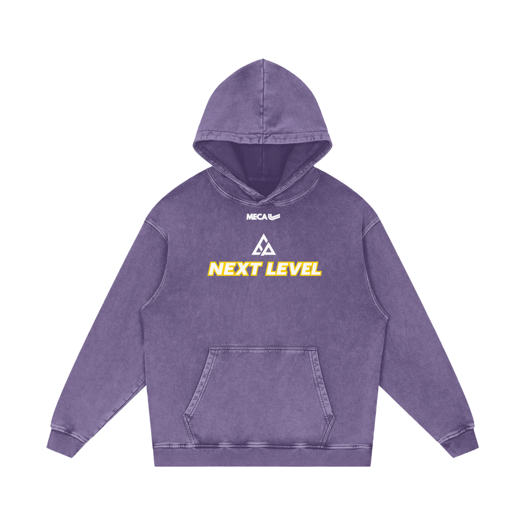 Next Level x MECA Snow Washed Loose Cotton Hoodie
