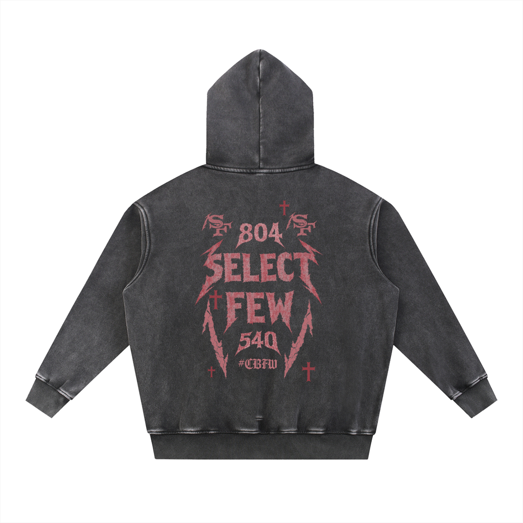 MECA x Select Few Snow Wash Fleece Oversize Hoodie