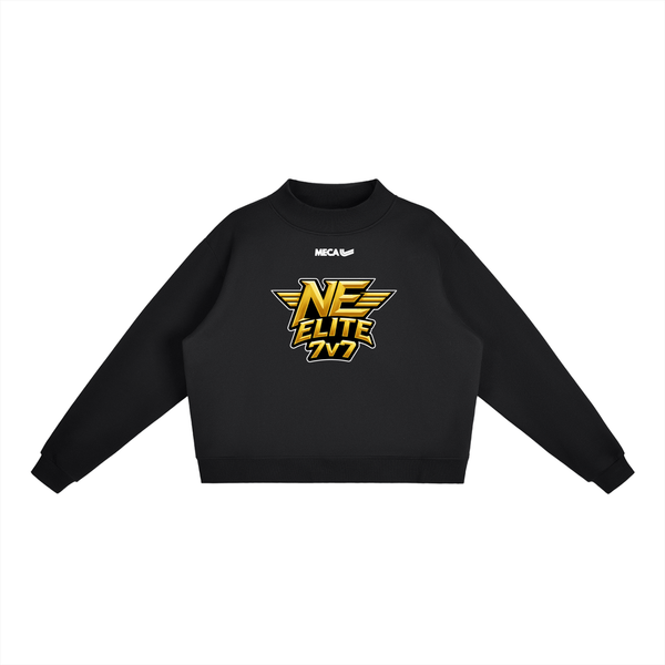 New Era x MECA Essential Fleece Mock-Neck Crew Sweatshirt