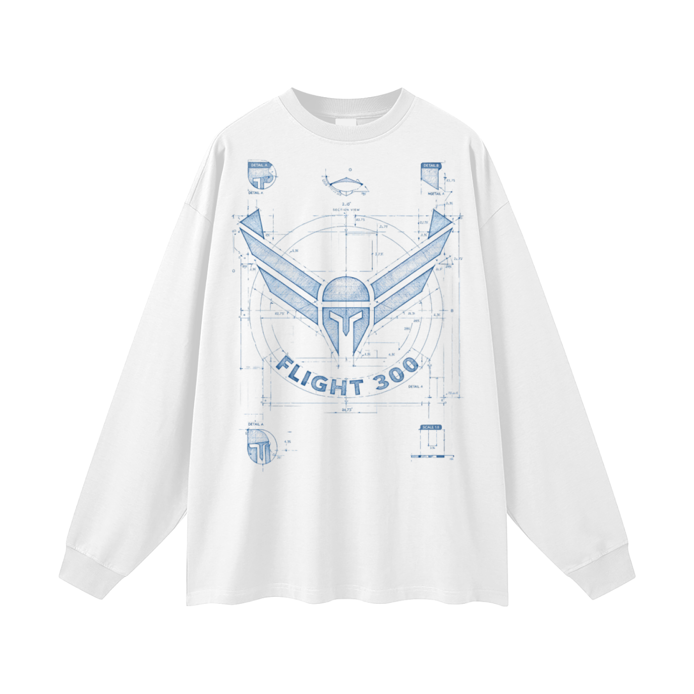 Flight x MECA Oversized Unisex Long Sleeve T-Shirt