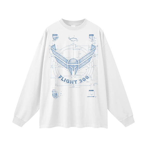 Flight x MECA Oversized Unisex Long Sleeve T-Shirt